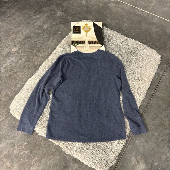 Member’s Mark Classic Blue Long Sleeve Thermal Henley for Men Large L - Picture 9 of 15